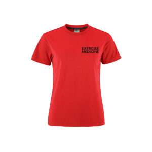 T-shirt-Dames-Red-voor