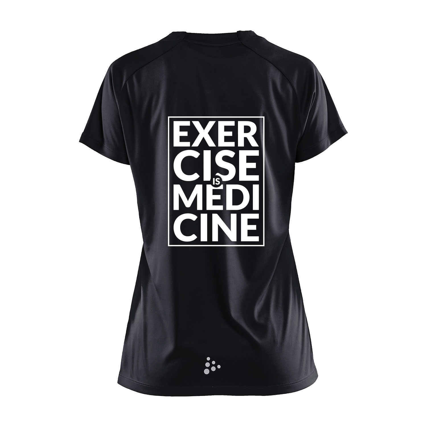 Sport-tshirt-Dames-Black-achter