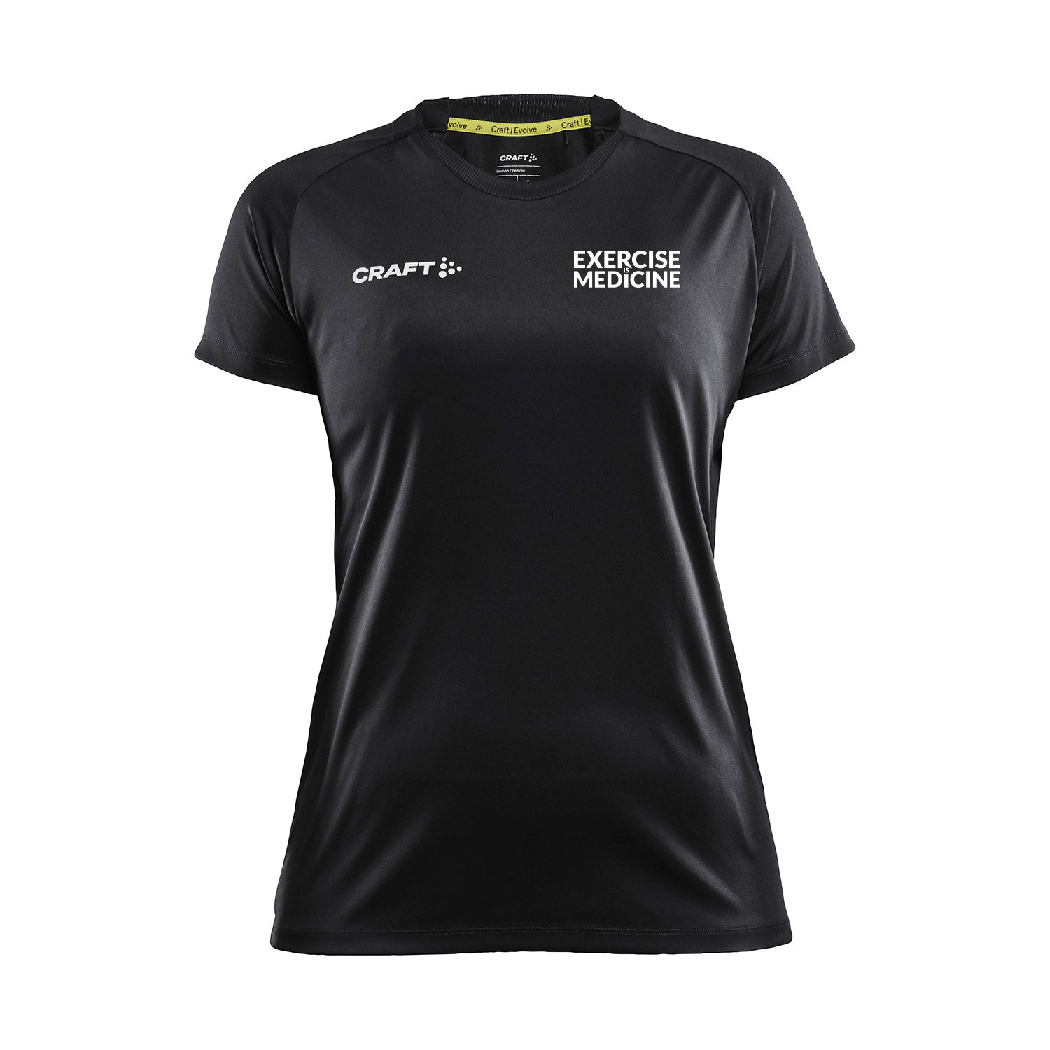 Sport-tshirt-Dames-Black-voor
